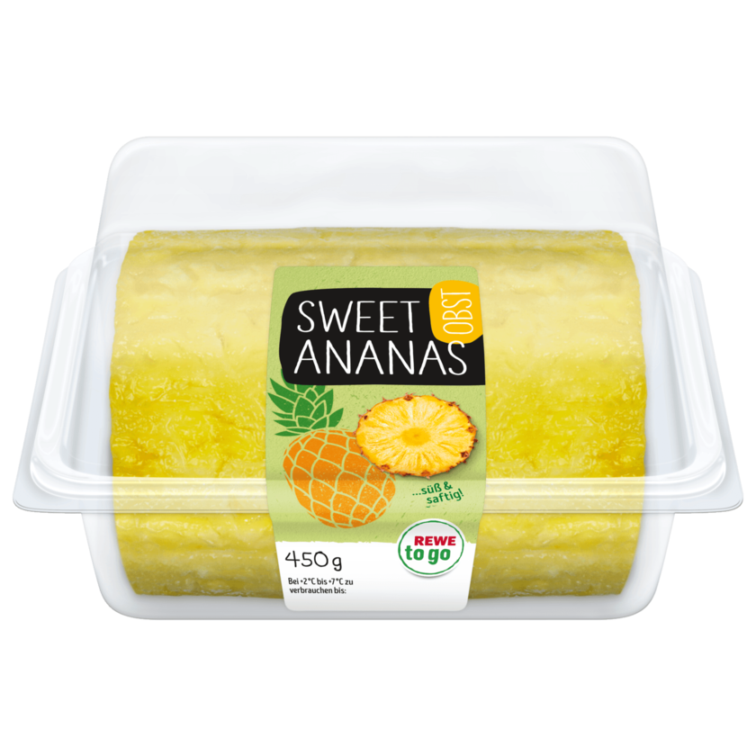 REWE to go Sweet Ananas 450g